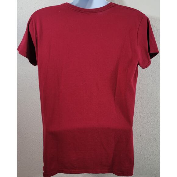 Alabama Red Bama Roll Tide Elephant Distressed Logo Shirt Large Lightweight Soft - Picture 2 of 2